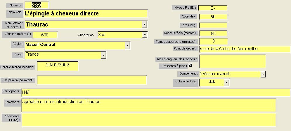 L`épingle à cheveu directe