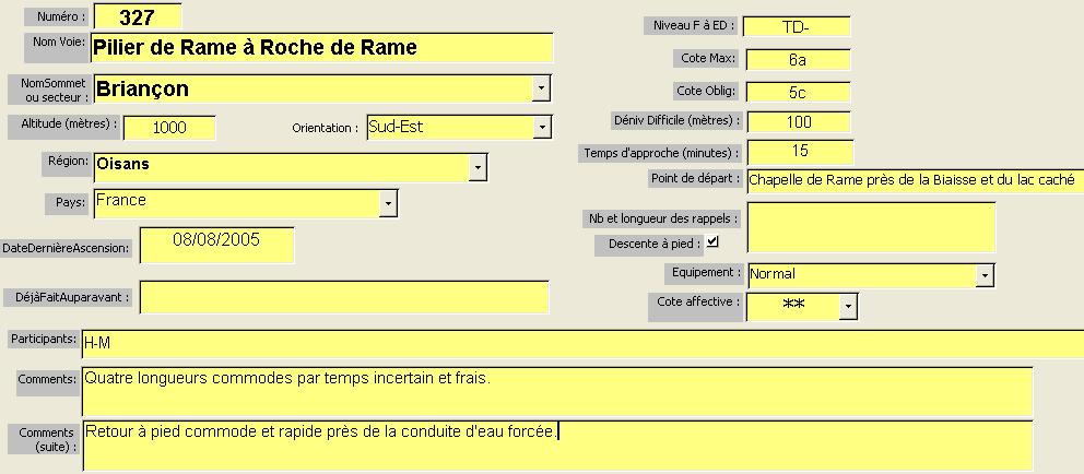 Pilier de Rame, Roche de Rame, Briançon