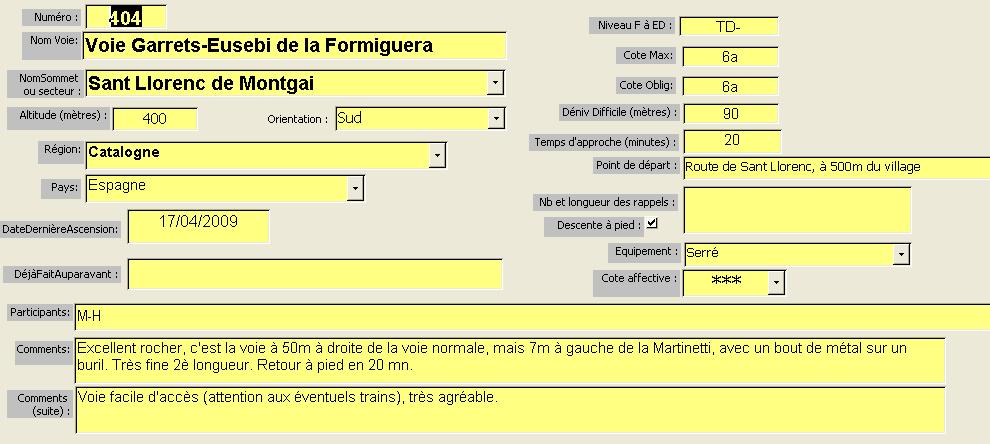 Voie Garrets-Eusebi de la Formiguera, Catalogne