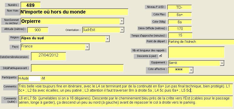 N`importe où hors du monde, Quiquillon, Orpierre (Hautes-Alpes)