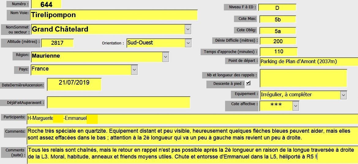 Grand Châtelard, `Tirelipompon`, Maurienne