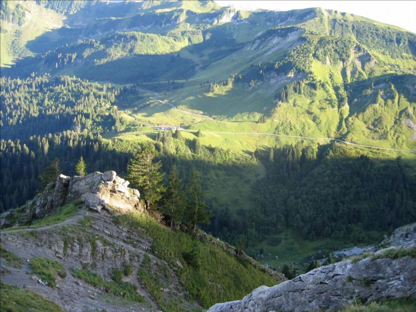 Grandes voies dans les Aravis près du col de la Colombière