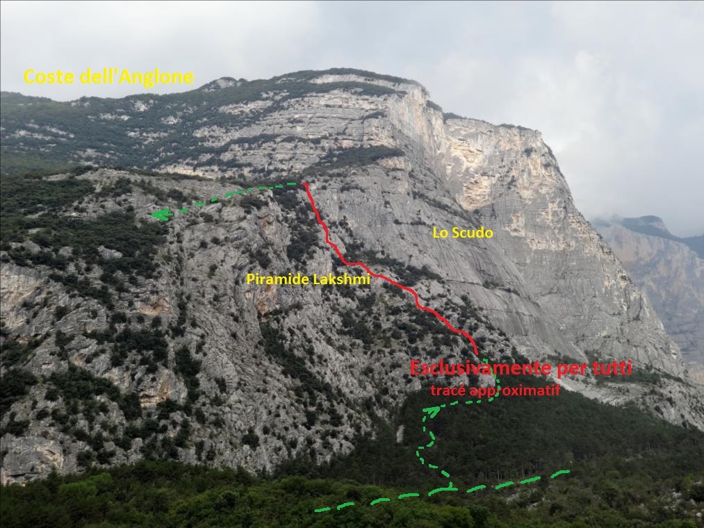 Cima alle Coste, via Esclusivamente per tutti, lac de Garde