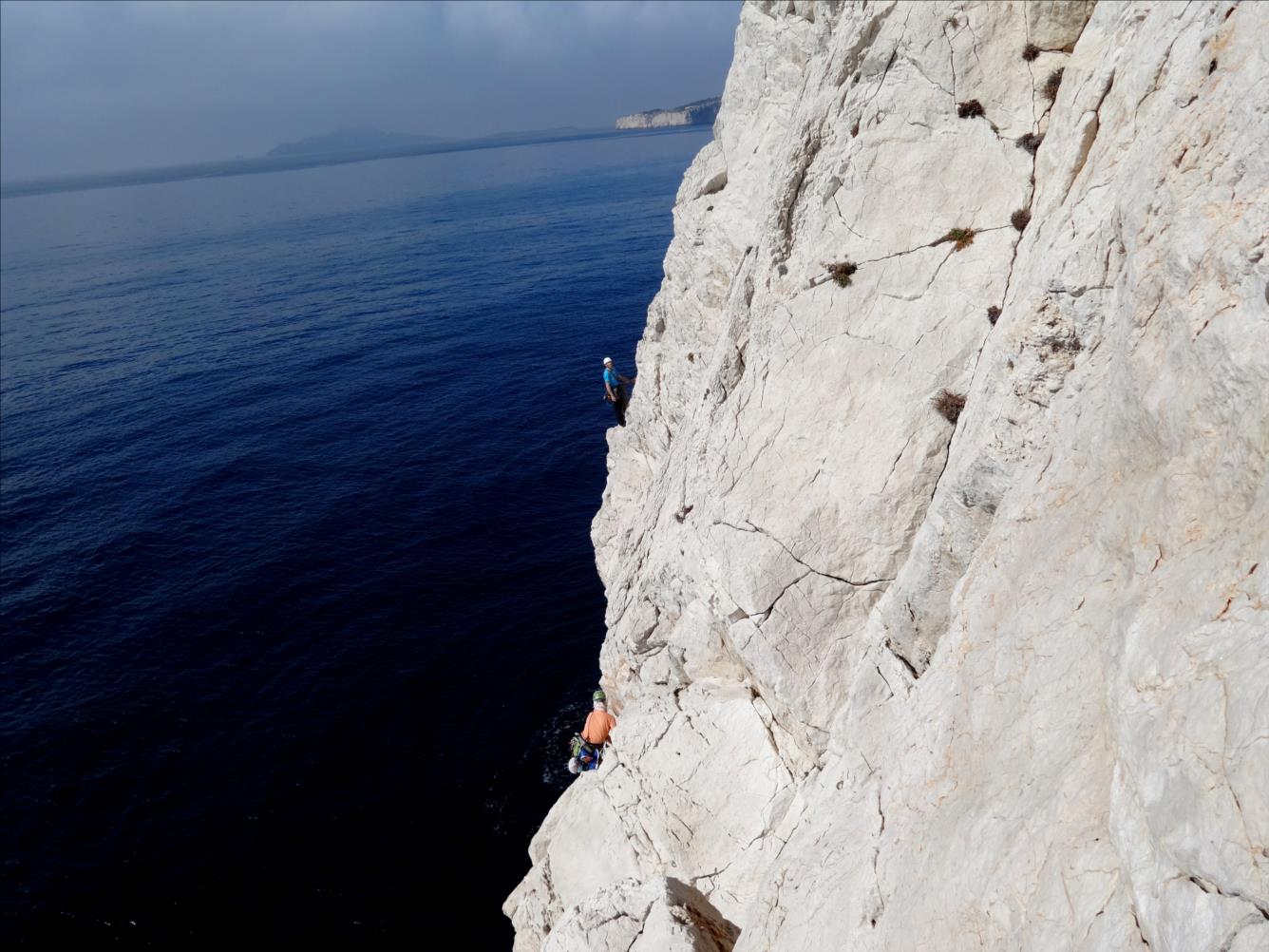 Au pays des merveilles, longueur L2, aiguille du Devenson, Calanques