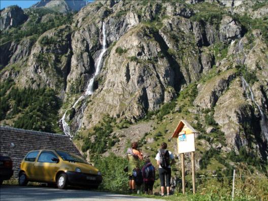 Voie UCPA Givré, Cascade de l`Alpe du Pin, St-Christophe-en-Oisans