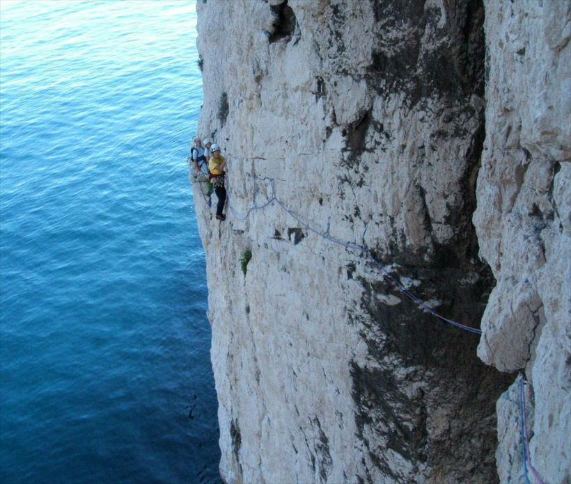 Voie Bora-Bora à Morgiou, Calanques