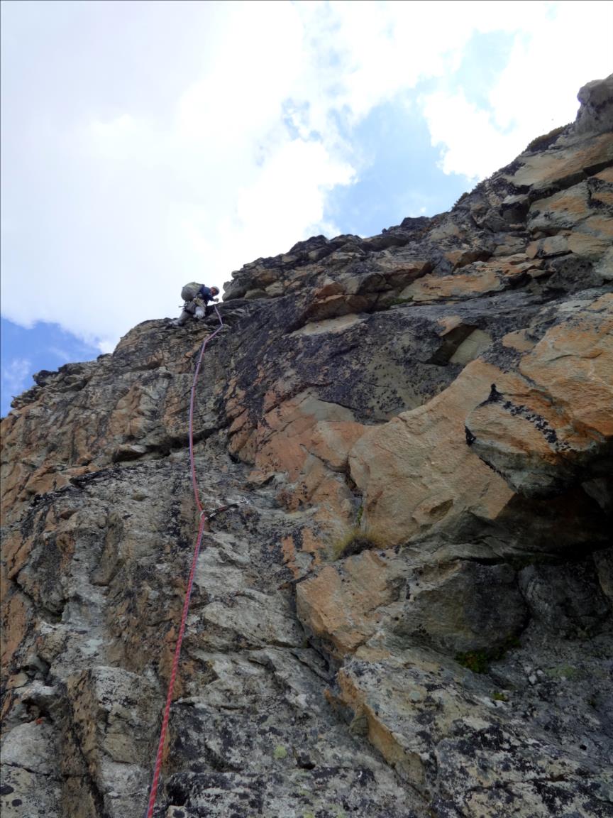 Pointe de Cerdosse, Le Pilier (longueur L3), Vanoise