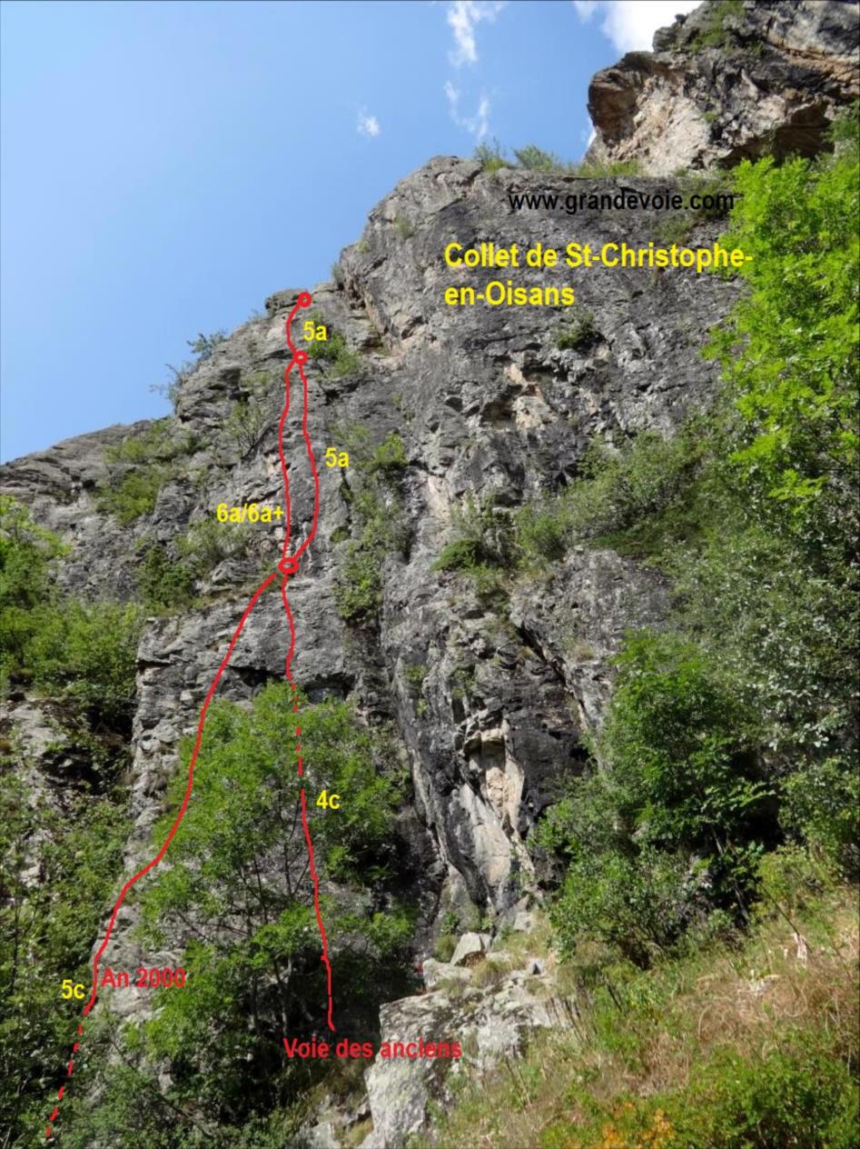 Collet de St-Christophe-en-Oisans, An 2000 et Les Anciens