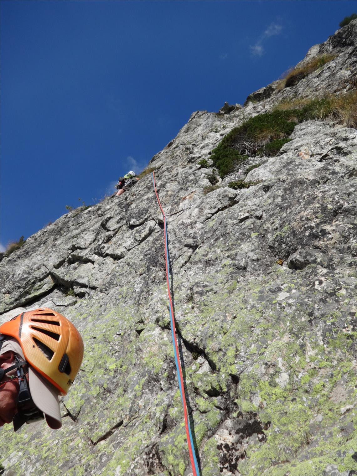 Mont Chétif, via Alisee, longueur L3, Val d`Aoste