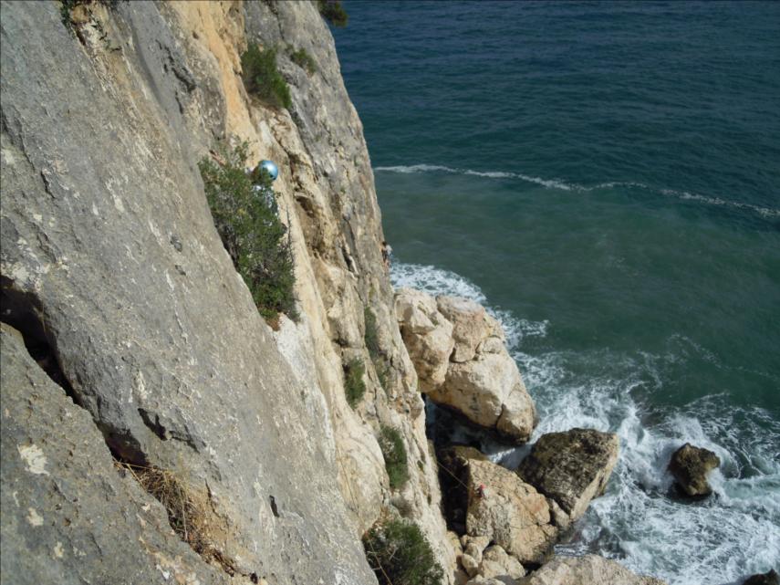 Escalade en Sardaigne, à Cala Gonone