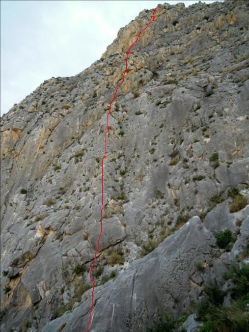 A droite puis à gauche de Ruwa, Sierra de Toix, Costa Blanca