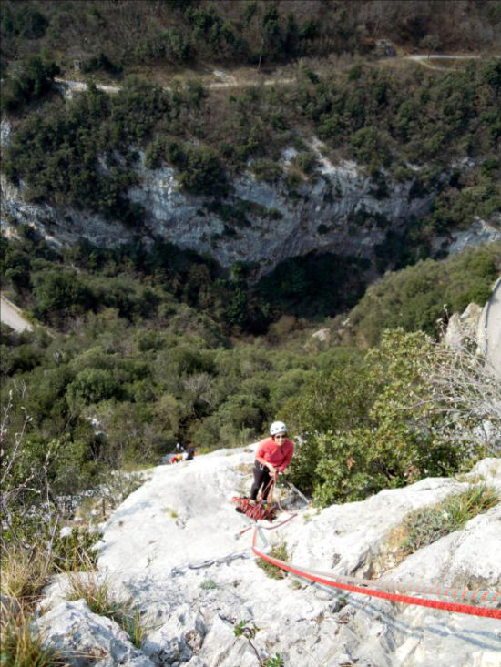 Via Settimo Cielo, Parete Strada vecchia ponale à Arco