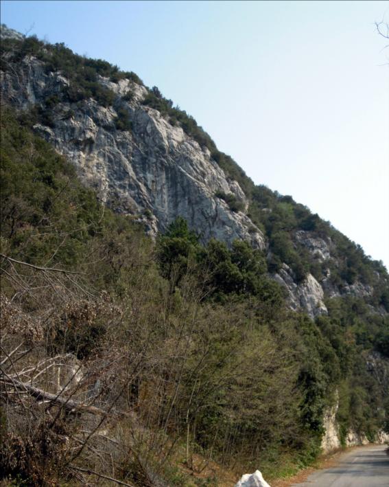 Via Caino e Abele, Parete Strada vecchia ponale à Arco