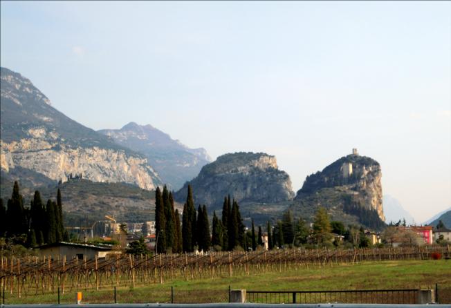 Arco, près de la rive nord du lac de Garde