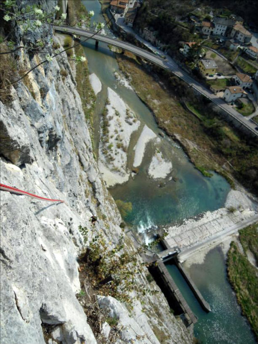 Voie Moonbears, Piccolo Dain, à Sarche près d`Arco