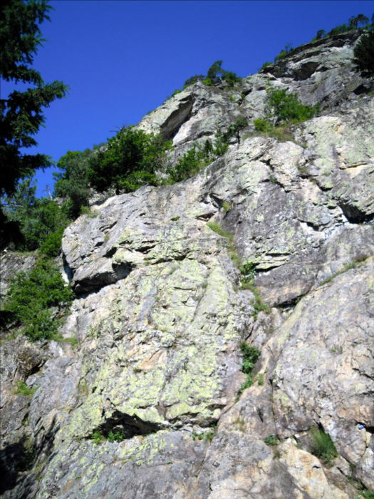 Roche des Foyères, voie Le nez de Zmutt, Vanoise