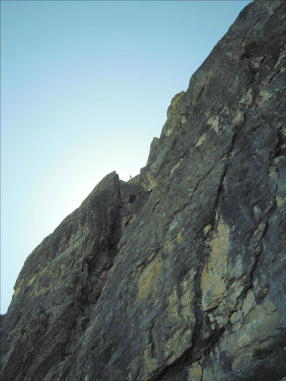 La Grande Parei, voie `C`est pas le Pérou`, Vanoise