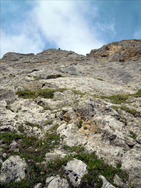 Montagne de la Grande Val, voie des Edelweiss, Vanoise