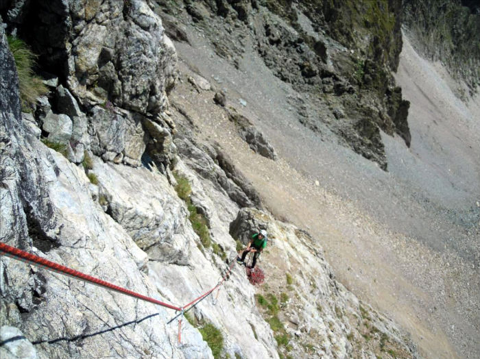 Grand Pic de la Lauzière, voie `Rave Party`, Vanoise