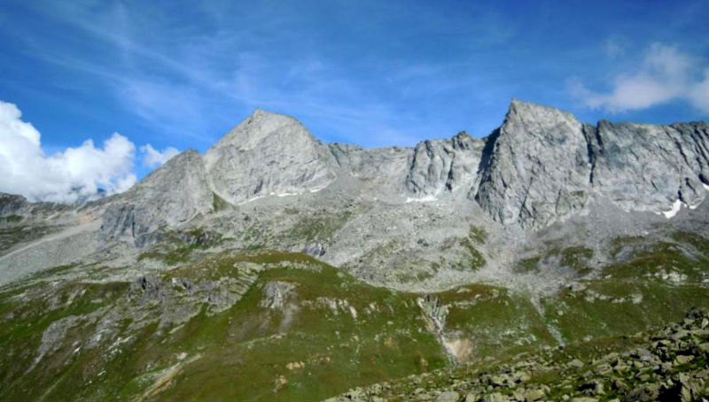 Cime des planettes, voie `Bal du Cosmos` (environnement), Vanoise