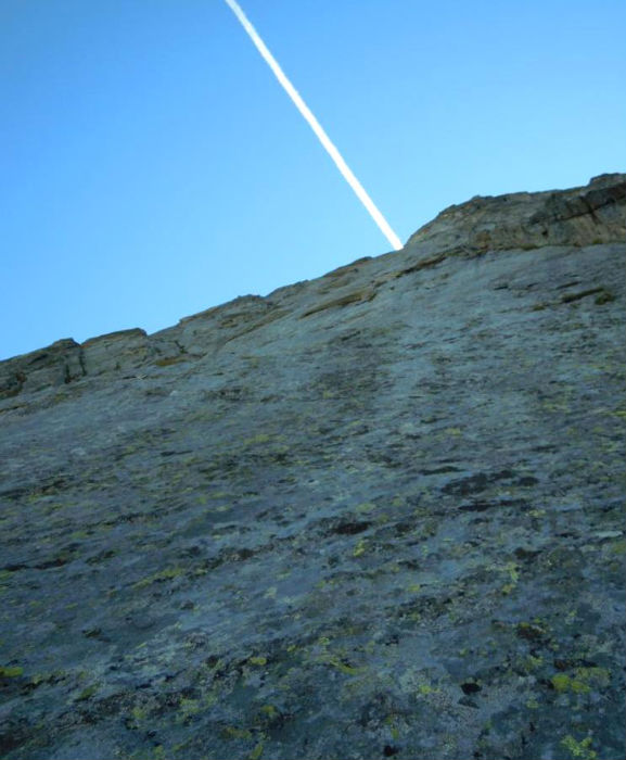 Cime des planettes, voie `Bal du Cosmos`, Vanoise