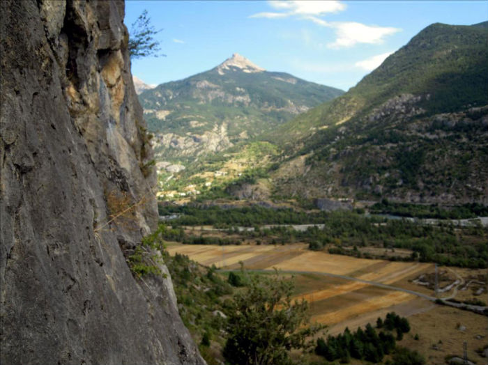 Pilier de Rame,voie `Tais-toi et rame` (Oisans)