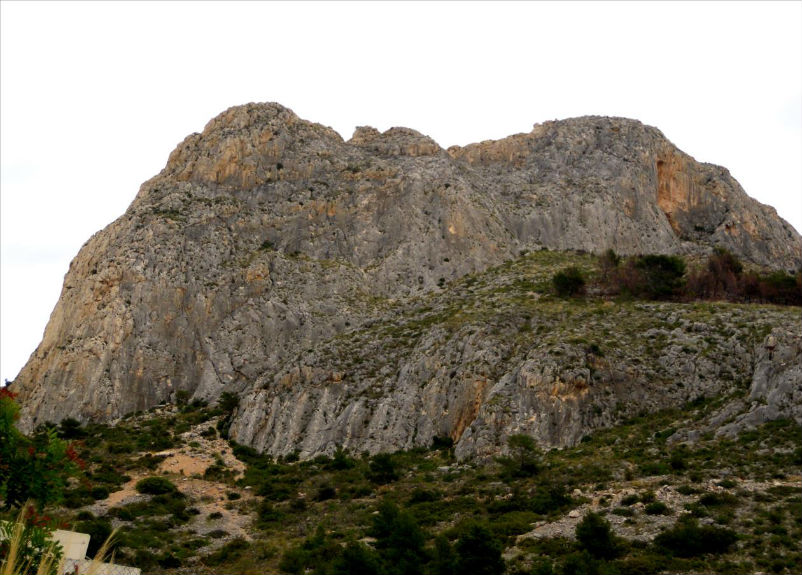 Sierra de Toix, face sud-ouest, Costa Blanca (Espagne)