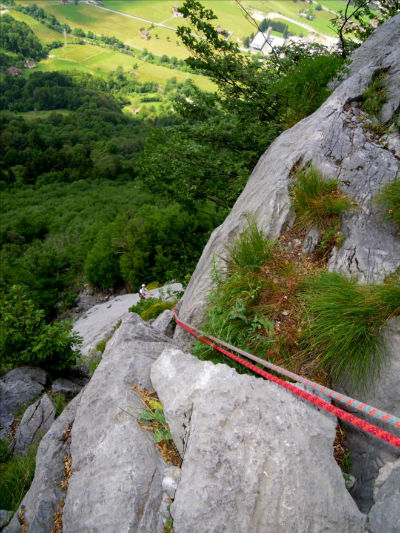 Via del verme en Valsassina, Lombardie