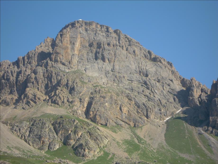 Roche Colombe dans les Cerces, près de Monetier-les-Bains