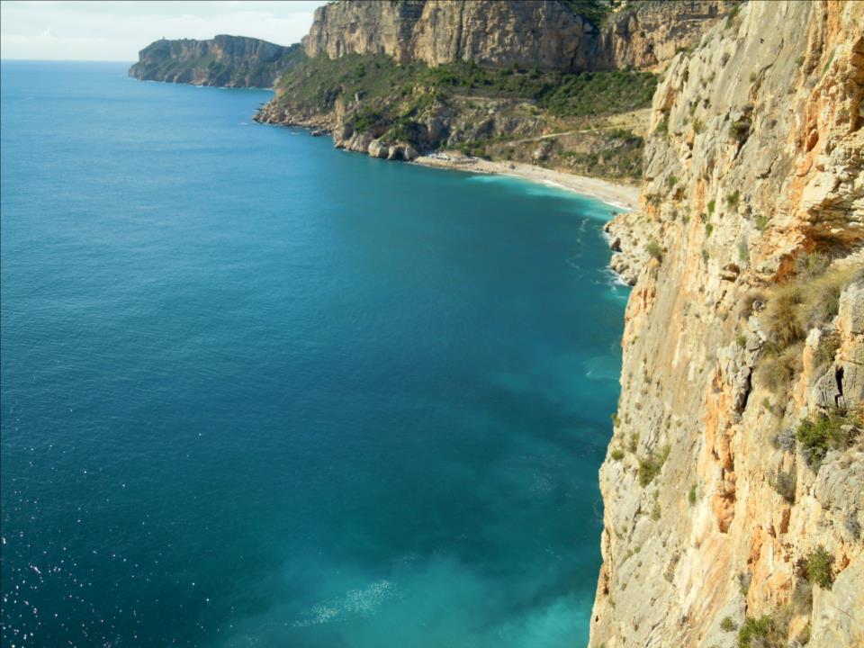 Vue depuis la voie Sonjannika à Moraira, Costa Blanca