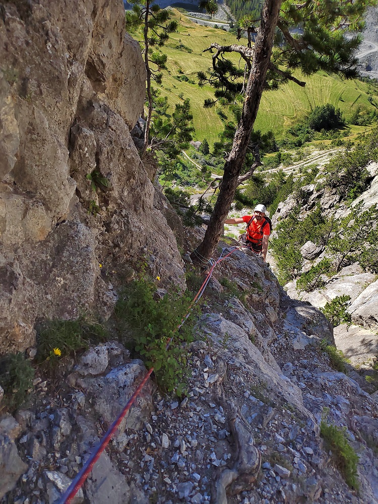 Eperon des Aittes, El Boboch, près de Briançon, L2