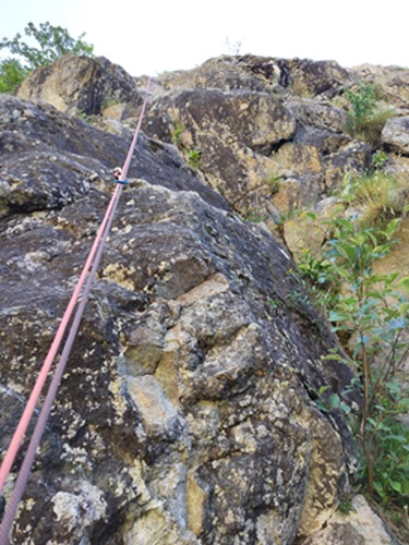 Voie Les gradins de Babylone, Ailefroide, Oisans