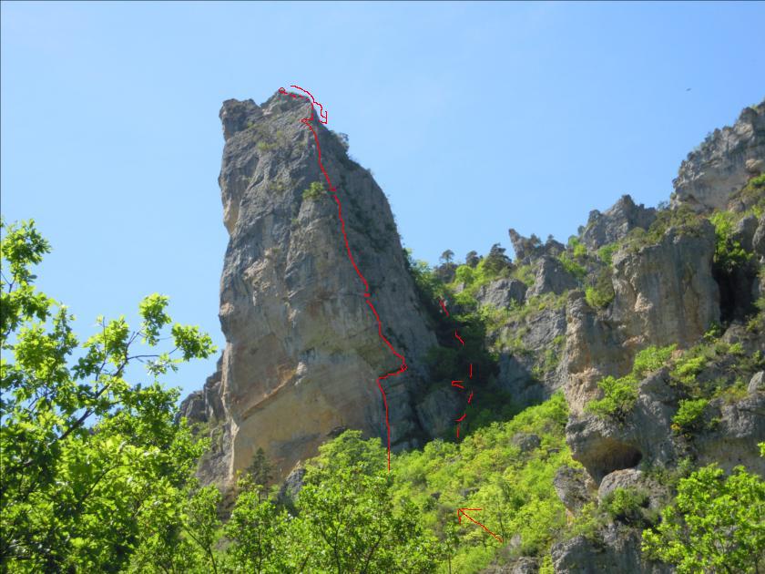 Voie Iseki, Gorges du Tarn