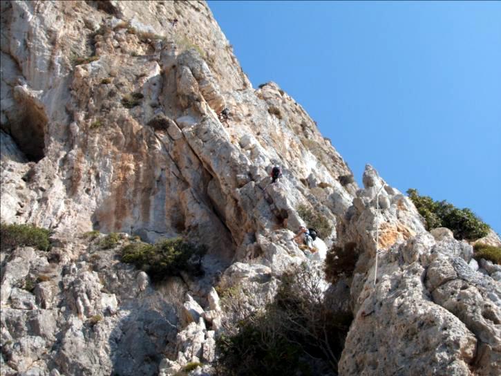 Kalymnos-Telendos, Voie Wings for life, Grèce