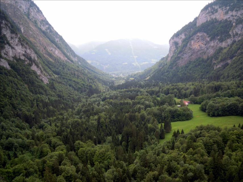 Voie Ligne de vie, Le Tuet, Chablais