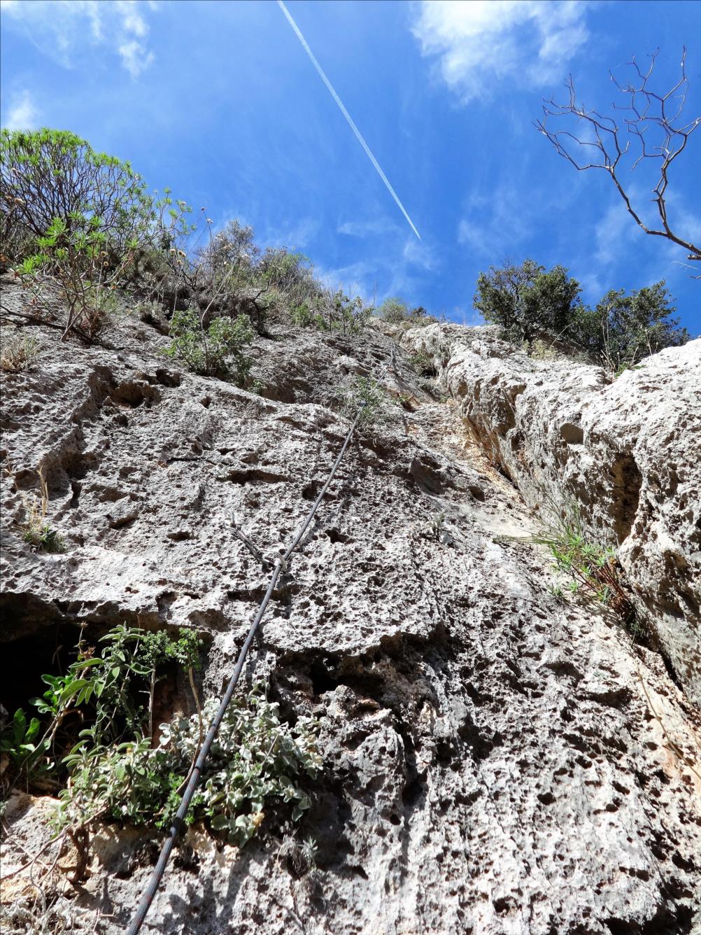 Léonidio, voie `Mignonette` (L4), Péloponnèse