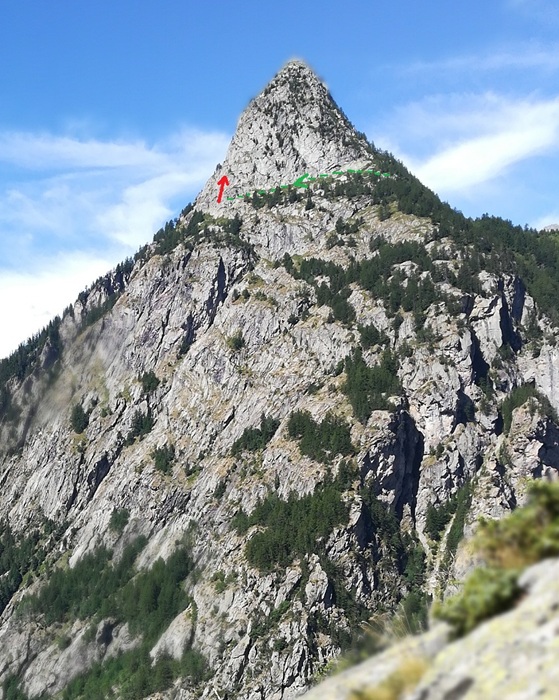 Mont Chétif, Voie Alisee, Val Veni