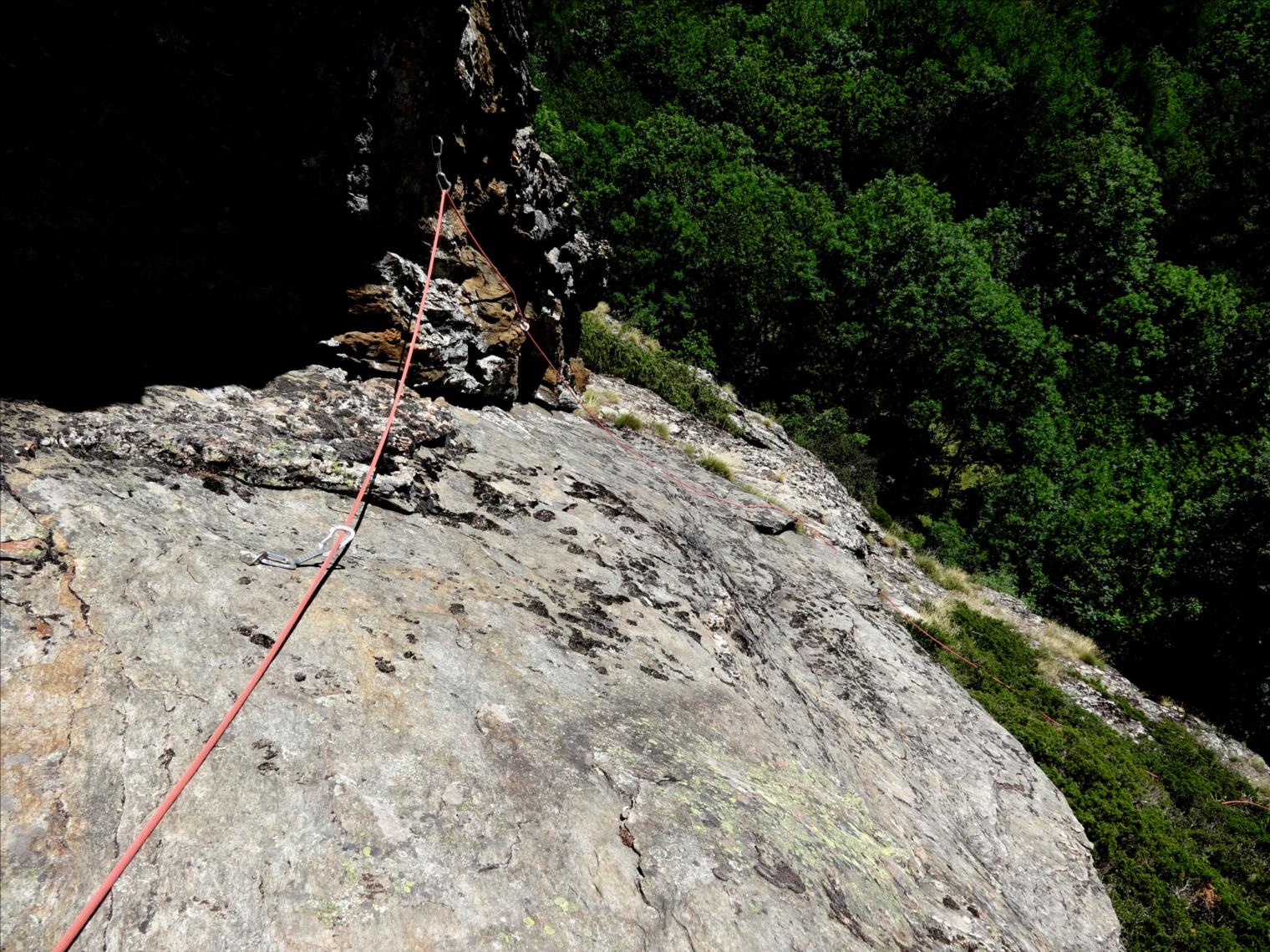 Mont Chétif, voie Wind Surprise, longueur L2