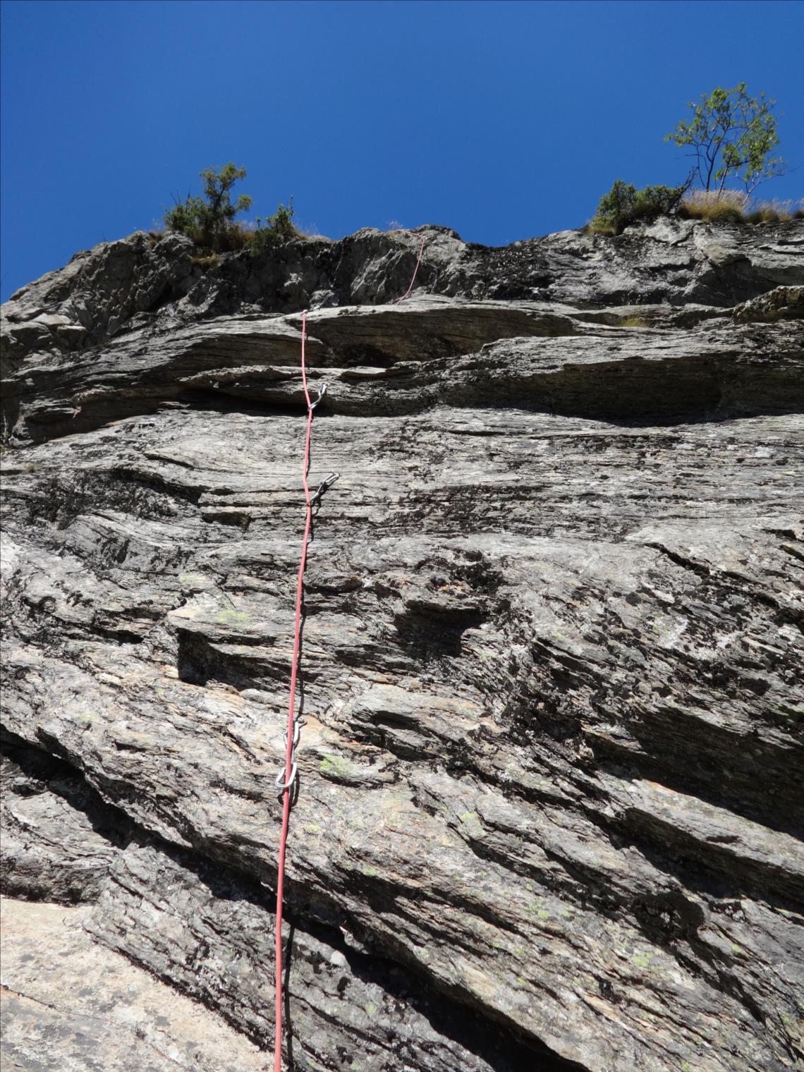 Mont Chétif, voie Wind Surprise, longueur L3