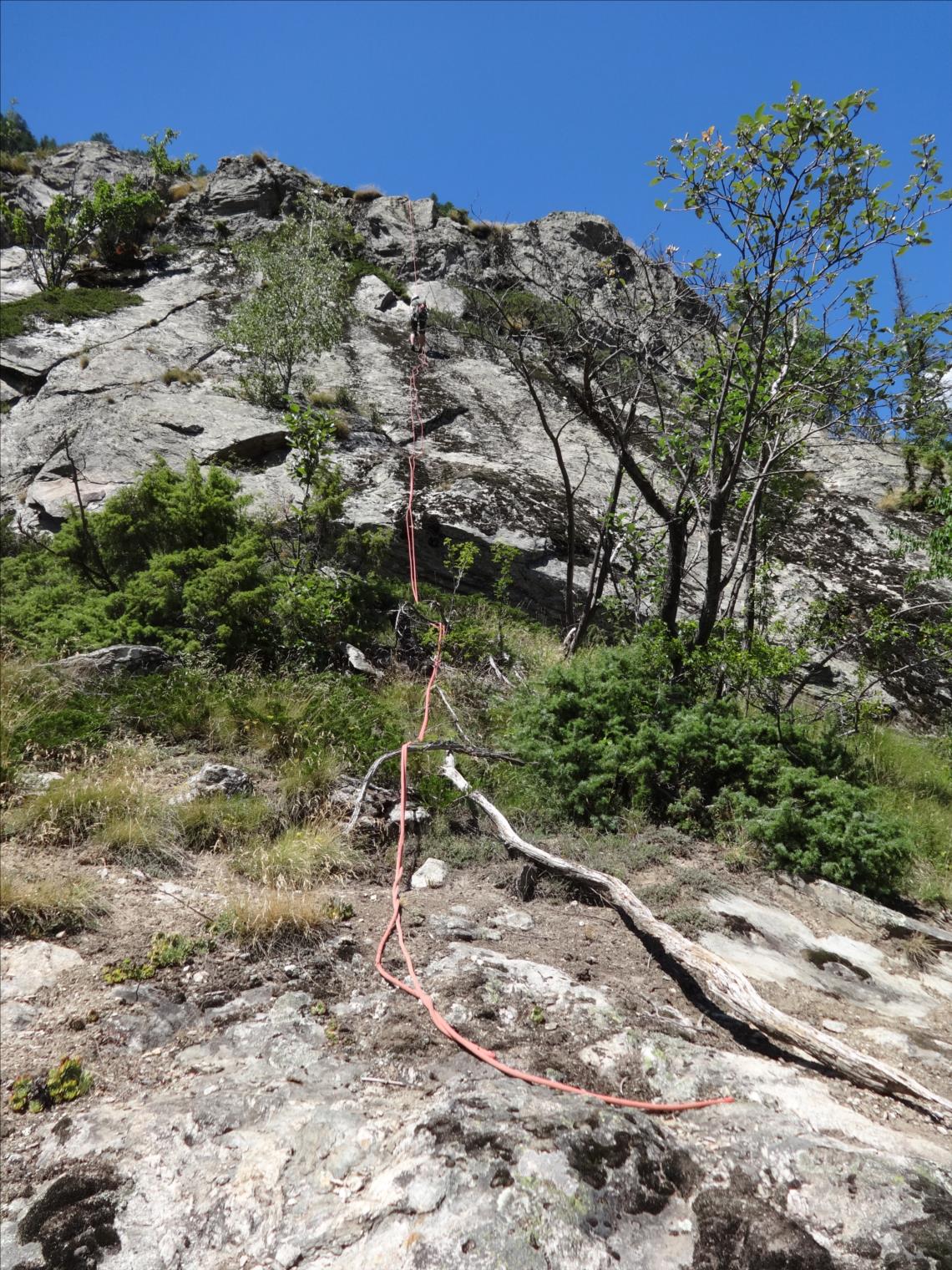 Mont Chétif, voie Wind Surprise, longueur L4