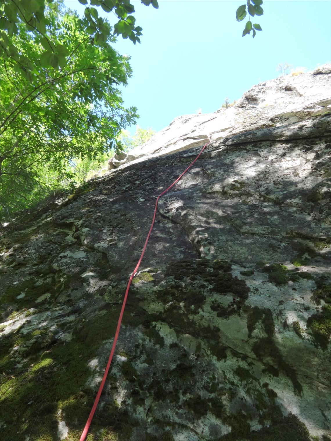 Mont Chétif, voie Wind Surprise, longueur L1