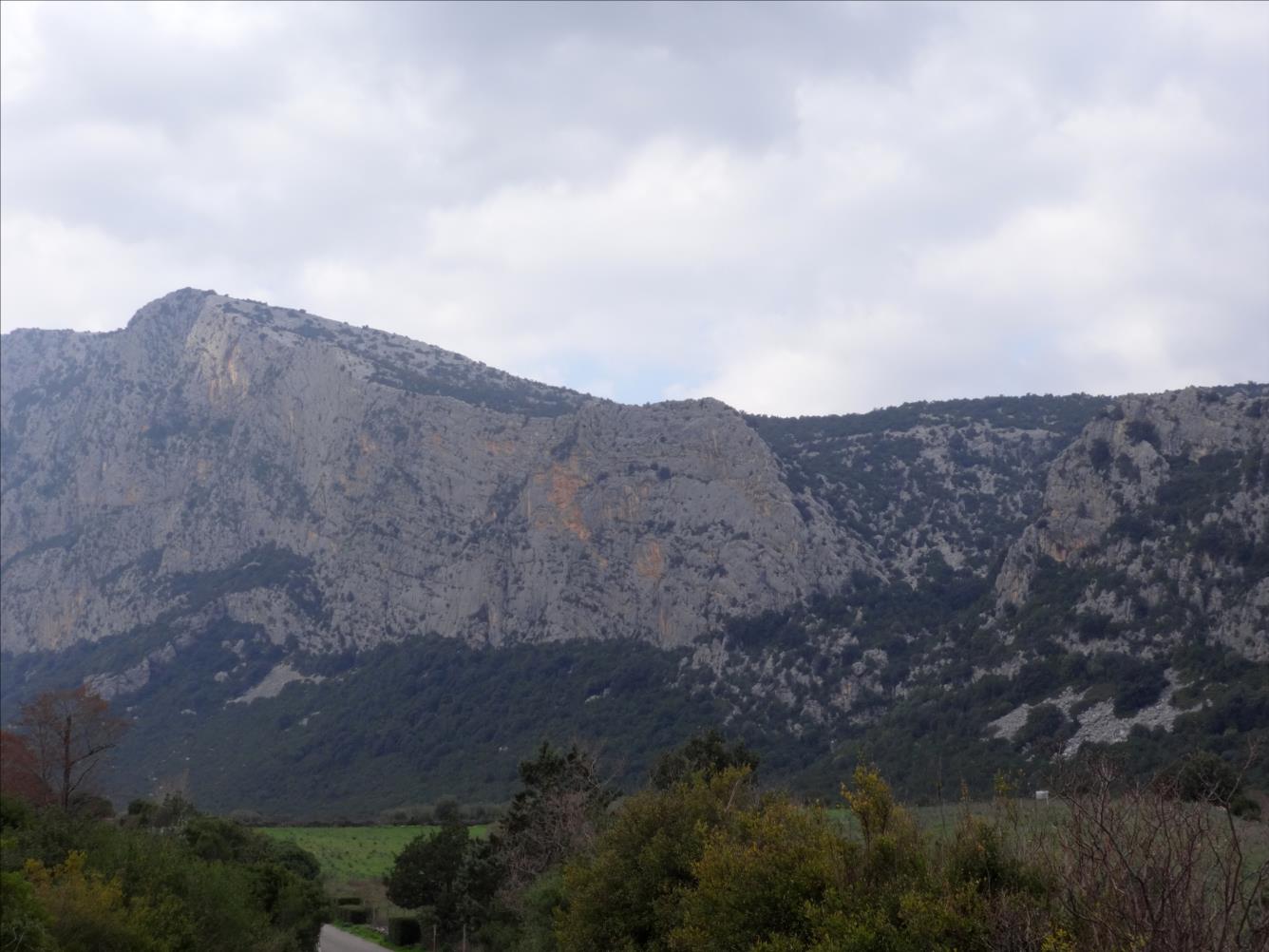 Monte Oddeu, voie `Codina di topo`, Sardaigne