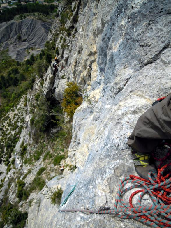 Voie `N`importe où hors du monde`, L4, Quiquillon, Orpierre (Hautes-Alpes)