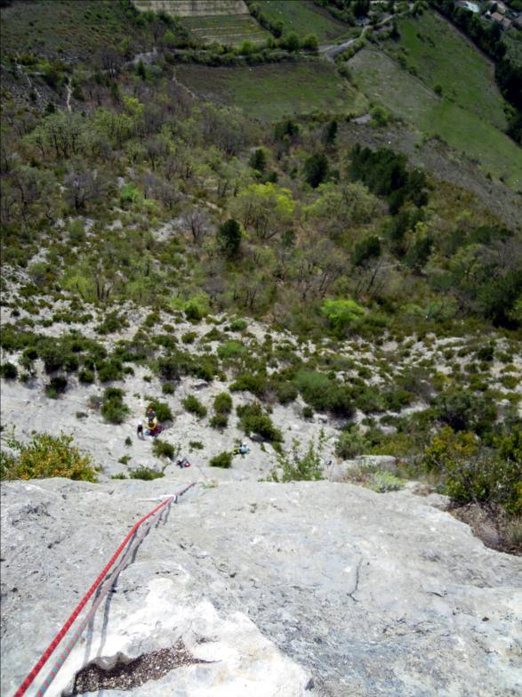 Voie `N`importe où hors du monde`, L1, Quiquillon, Orpierre (Hautes-Alpes)