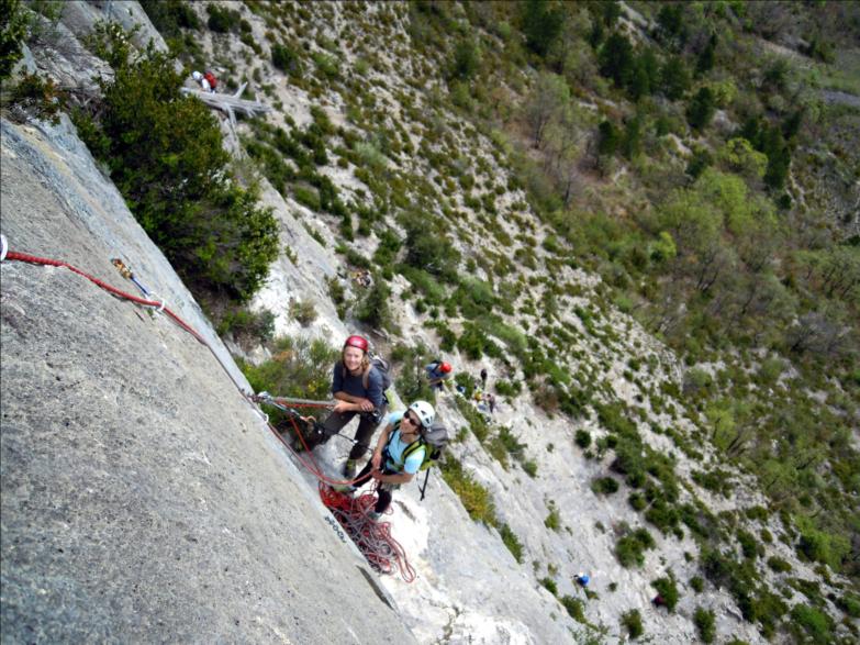 Voie `N`importe où hors du monde`, L2, Quiquillon, Orpierre (Hautes-Alpes)