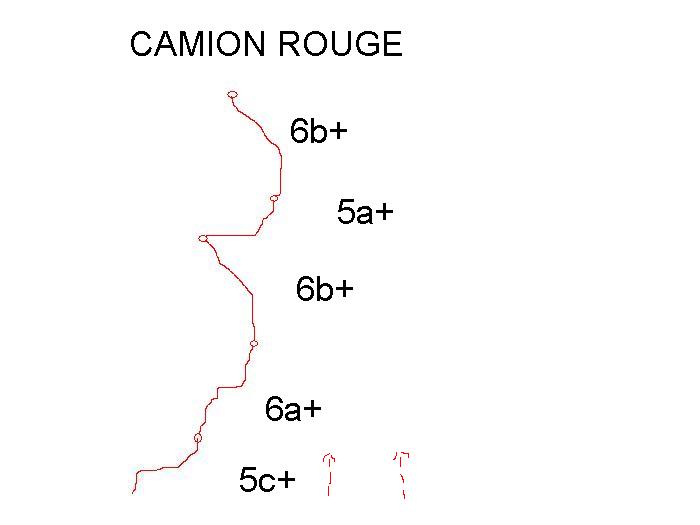 Voie Camion Rouge, Serre-Châtelard, Vercors