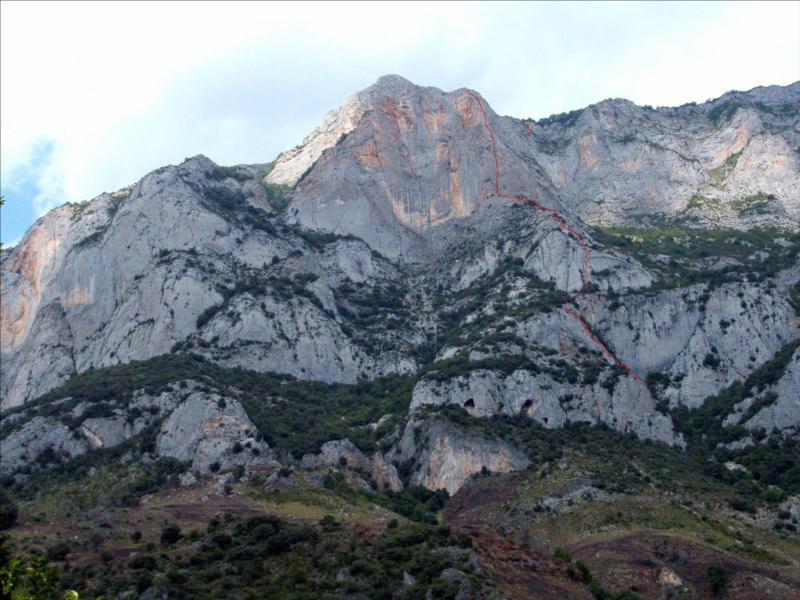 Quié de Sinsat, Voie Anas, Ariège