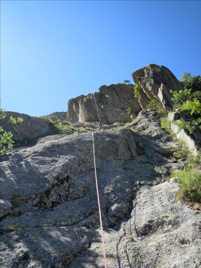 Rappel de la Rivière Kwa à Ailefroide