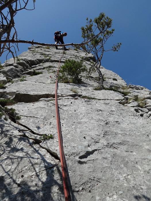 Sucette de Borne Moa, longueur finale, Vercors-Diois