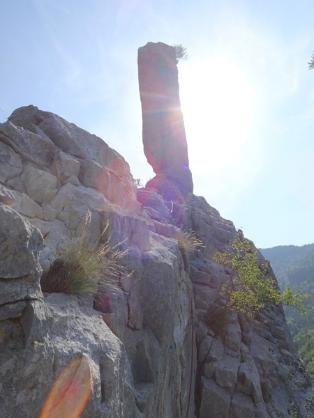 Sucette de Borne Moa, vue du col au nord, Vercors-Diois